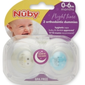 Nuby 0-6 Months Owl Soothers