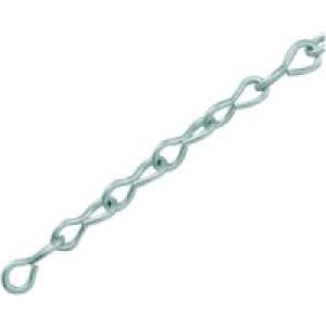 Wickes Galvanised Single Jack Chain 2x2000mm £2.59