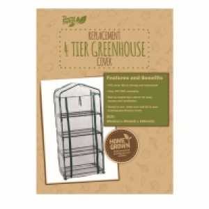Growing Patch 4 Tier Greenhouse Cover Replacement £5.99