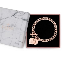 Debenhams  Lipsy - Heart charm gift bracelet