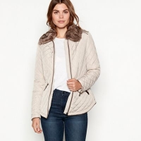 Debenhams  Maine New England - Taupe quilted jacket