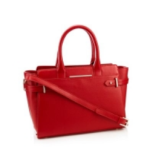 Debenhams  J by Jasper Conran - Red Brompton leather bag