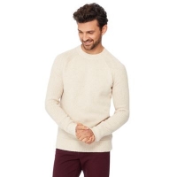 Debenhams  Mantaray - Cream textured knit jumper with wool