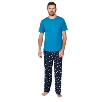 Debenhams  Mantaray - Blue polar bear print pyjama set