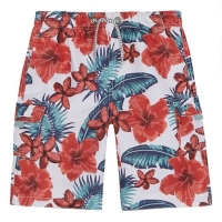 Debenhams  Mantaray - Boys white floral print swim shorts