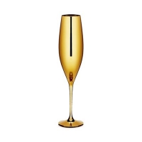 Debenhams  Star by Julien Macdonald - Gold flute glass