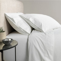 Debenhams  Sheridan - White 300 thread count percale fitted sheet