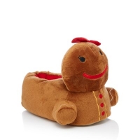 Debenhams  Lounge & Sleep - Light brown 3D gingerbread slippers