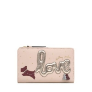 Radley - Light Pink Leather Love Is In The Air Medium Purs