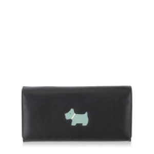 Radley - Black large leather heritage dog flap over purse
