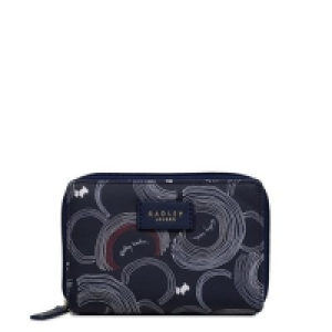 Radley - Navy printed Fenchurch Street medium billfold pur