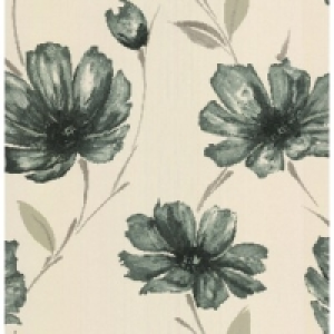 Graham & Brown Spirit Decorative Wallpaper Charcoal 10m