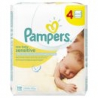 Asda Pampers New Baby Sensitive Unscented Baby Wipes Multipack