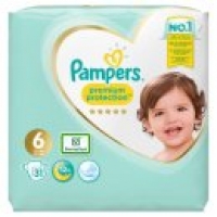 Asda Pampers Premium Protection Size 6 Nappies
