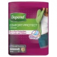Asda Depend Comfort Protect Incontinence Pants for Women