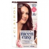 Asda Nicen Easy Permanent Hair Dye 3.5BG Dark Burgundy Brown