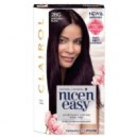 Asda Nicen Easy Permanent Hair Dye 2BG Burgundy Black
