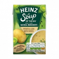 Poundstretcher  HEINZ SOUP OF THE DAY POTATO & LEEK WITH CHIVES 400G