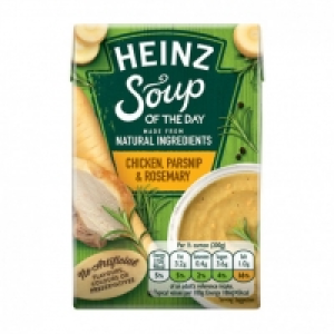 HEINZ SOUP OF THE DAY CHICKEN, PARSNIP & ROSEMARY 400G £0.39