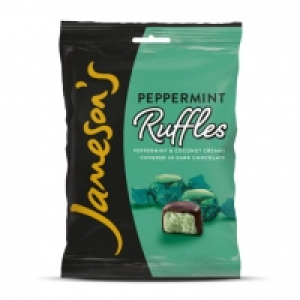 JAMESONS PEPPERMINT RUFFLES 135G £1.00