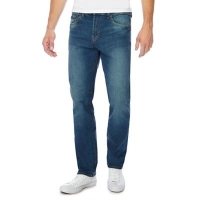 Debenhams  Red Herring - Dark blue vintage wash straight leg jeans