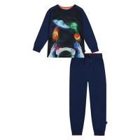 Debenhams  Baker by Ted Baker - Boys blue space print pyjama set
