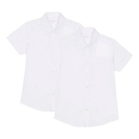 Debenhams  Debenhams - Set of 2 boys white short sleeve regular fit s