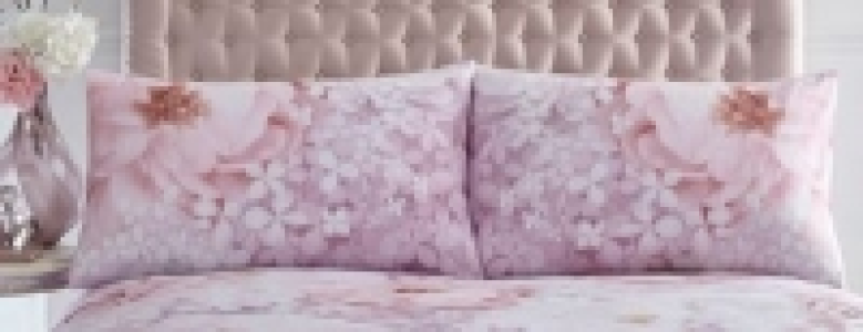 Debenhams  Star by Julien Macdonald - Pink floral Stella pillowcases