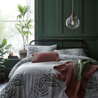 Debenhams  Home Collection - Green Palmier bedding set