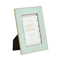 Debenhams  Home Collection - Green Cosmo enamel photo frame