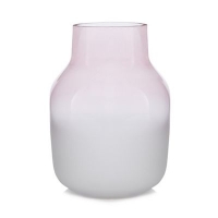 Debenhams  Home Collection - Large pink frosted glass vase