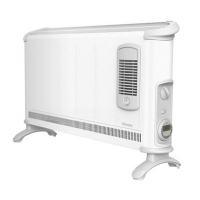 Debenhams  Dimplex - White 3kW convector heater with timer and turbo fa