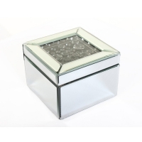 BargainCrazy  Smoke Crystal Jewellery Box - Small