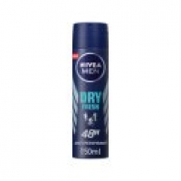 Asda Nivea Men Anti-Perspirant Deodorant Spray Dry Fresh 48 Hours Deo