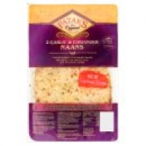 2 Garlic & Coriander Naans £1.66