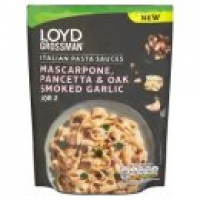 Asda Loyd Grossman Mascarpone Pancetta & Oak Smoked Garlic Pasta Sauce
