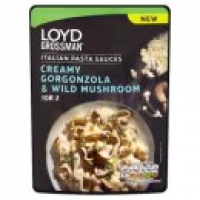 Asda Loyd Grossman Creamy Gorgonzola & Wild Mushroom Pasta Sauce