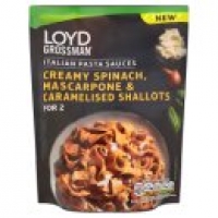 Asda Loyd Grossman Creamy Spinach Mascarpone & Caramelised Shallots Pasta Sauce