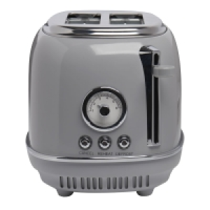 Wilko Retro Grey 2 Slice Toaster £10.00