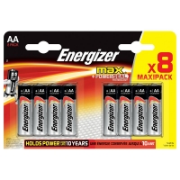 Wilko  Energizer Max Alkaline Batteries LR6 1.5V 8pk