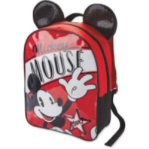 Mickey 3D Glitter Ears Backpack