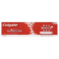 Wilko  Colgate Toothpaste Max White One Luminous Sparkling Mint 75m
