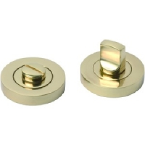 Wickes Bathroom Thumbturn & Release Handle Brass 53mm &pound;5.98