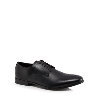Debenhams  Red Herring - Black leather Lille Derby shoes