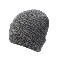 Debenhams  Red Herring - Grey twist knit beanie hat