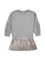 Debenhams  Outfit Kids - Girls grey pleated dress
