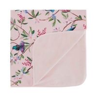 Debenhams  Baker by Ted Baker - Baby Girls Pink Bird Print Blanket