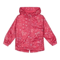 Debenhams  bluezoo - Girls pink unicorn print shower resistant jacket