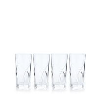 Debenhams  Home Collection - Set of 4 crystal Beatrice highball glass