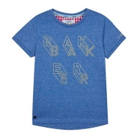 Debenhams  Baker by Ted Baker - Boys Blue Logo Print T-shirt